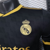 25/26 RMA Special Edition Black Gold Player Version Soccer Jersey