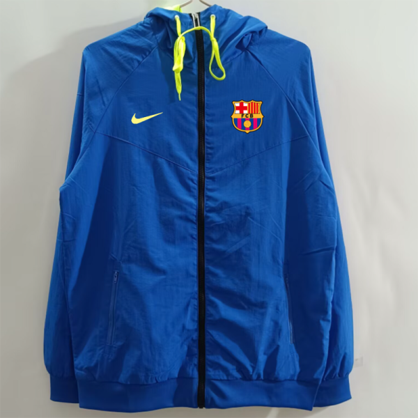 25/26 BAR Blue Hooded Windbreaker