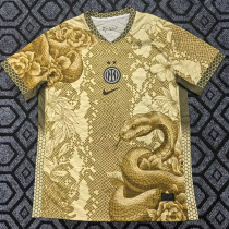 25/26  INT Special Edition Yellow  Fans Fans Soccer Jersey