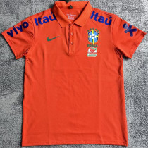 25/26 Brazil Orange Retro Edition  Polo Jersey