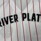 25/26 River Plate White Casusl Edition  Baseball jersey