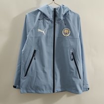 25/26 Man City Sky Blue Hooded Windbreaker