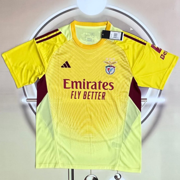 25/26 Benfica Goalkeeper Yellow Fans Soccer Jersey