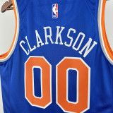 22/23 KNICKS CL ARK SON #00 Blue Top Quality Hot Pressing NBA Jersey