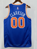 22/23 KNICKS CL ARK SON #00 Blue Top Quality Hot Pressing NBA Jersey