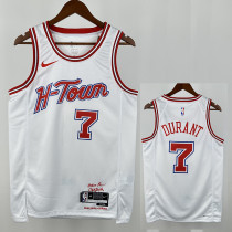23/24 ROCKETS DUR ANT #7 White City Edition  Top Quality Hot Pressing NBA Jersey