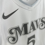 24/25 Dallas Mavericks RUSSELL #5 White City EditionTop Quality Hot Pressing NBA Jersey