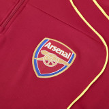 25/26 ARS Red Retro Edition Half Pull Tracksuit (半拉链)