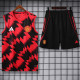 25/26 Man Utd Red & BlackTank top and shorts suit