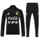 25/26 Argentina Black Half Pull Tracksuit胸前广告  (半拉链)