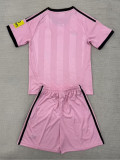25/26 Newcastle Goalkeeper Pink Kids Soccer Jersey