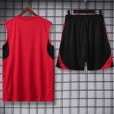 25/26 Man Utd  Red Tank top and shorts suit