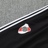 25/26 River Plate Black Hooded Jacket Tracksuit