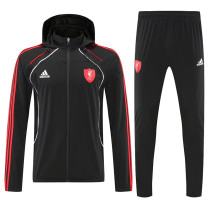 25/26 LIV Black Hooded Jacket Tracksuit