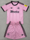 25/26 Newcastle Goalkeeper Pink Kids Soccer Jersey