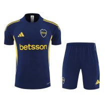 25/26  Boca Juniors Royal Blue Training Shorts Suit#胸前广告