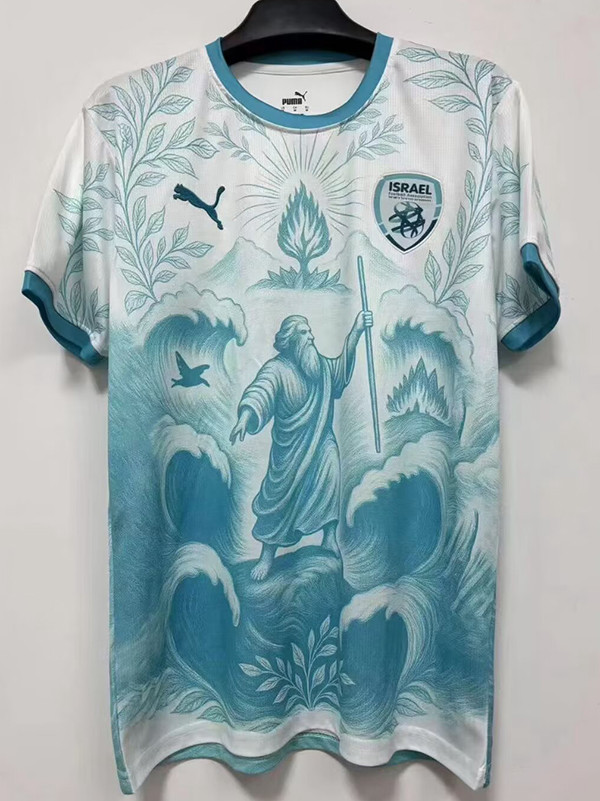 25/26 ISRAEL Special Edition Blue Fans Soccer Jersey
