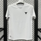 2025 A222 ox head White Men's T-shirt Top白色
