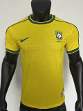 25/26 Brazil Special Edition Yellow Player Version Soccer Jersey（带五星）