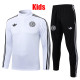 25/26 Germany 125th Anniversary Edition White  Kids Half Pull Tracksuit #E25115 (童装/半拉链)