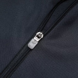 25/26  RMA Grey &Yellow  Kids Half Pull Tracksuit #E25119(童装/半拉链)