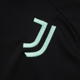 25/26 JUV Black Kids Jacket Tracksuit #E25116童装