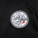25/26 Ajax Black Jacket Tracksuit#A2572