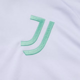 25/26 JUV White Kids Half Pull Tracksuit #E25117 (童装、半拉链)