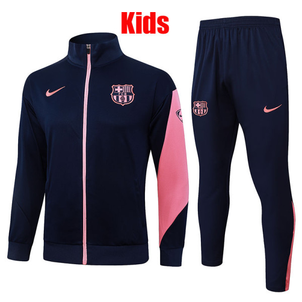2526  BAR Dark Blue  Kids Jacket Tracksuit #E25113童装