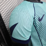 25/26 BAR  Special Edition Sky Blue Player Version Soccer Jersey(蓝胸花）