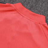25/26 Bayern Orange Half Pull Tracksuit #B2564 (半拉链)