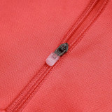 25/26 Bayern Orange Half Pull Tracksuit #B2564 (半拉链)