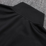 2526  BAR Black (Purple sleeves)Jacket Tracksuit #A2570