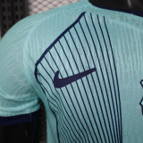 25/26 BAR  Special Edition Sky Blue Player Version Soccer Jersey(蓝胸花）