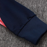 2526  BAR Dark Blue(Pink sleeves) Jacket Tracksuit #A2567