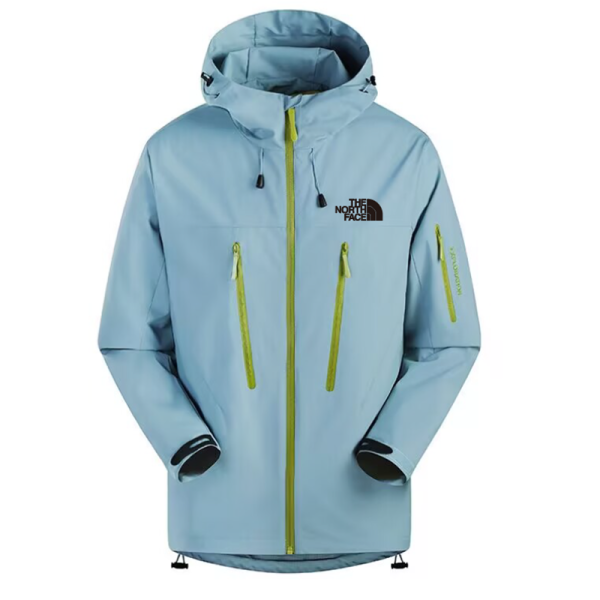 25/26 New THE NORTH FACE Sky Blue Hooded Waterproof assault suit