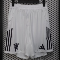 25/26 Man Utd White  Player Version Shorts Pants