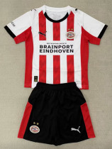 25/26 PSV Home Kids  Soccer Jersey