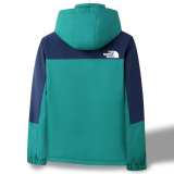 25/26 New THE NORTH FACE Green Blue Color Matching Hooded Assault Suit