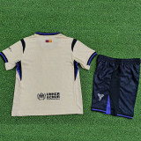 25/26 BAR Away Kids  Player Version Soccer Jersey球员