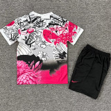 25/26 Brazil Pink Parrot Special Edition Kids  Soccer Jersey