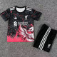 25/26 LIV Black Pink Eagle's head  Kids Soccer Jersey