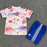 25/26 Japan Special Edition Pink Kids  Soccer Jersey
