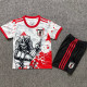 25/26 Japan Iron Man White & Red Kids  Soccer Jersey