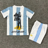 25/26 Messi Argentina Messi Graffiti Edition Kids Soccer Jersey