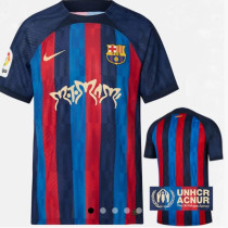 22/23 BAR Home Motomami Limited Edition  Fans Soccer Jersey(胸前金色广告）