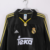 2000/2001 RMA  Away Long Retro Soccer Jersey(长袖）