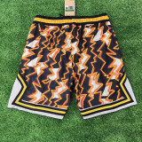 25/26 Flying Man Casual NBA Edition Lightning Orange shorts#J2401