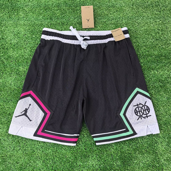 25/26 New Flying Man Casual NBA Edition Black & White shorts#J2415