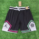 25/26 New Flying Man Casual NBA Edition Black & White shorts#J2415